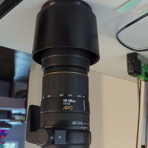Sigma 170-500mm camera lens